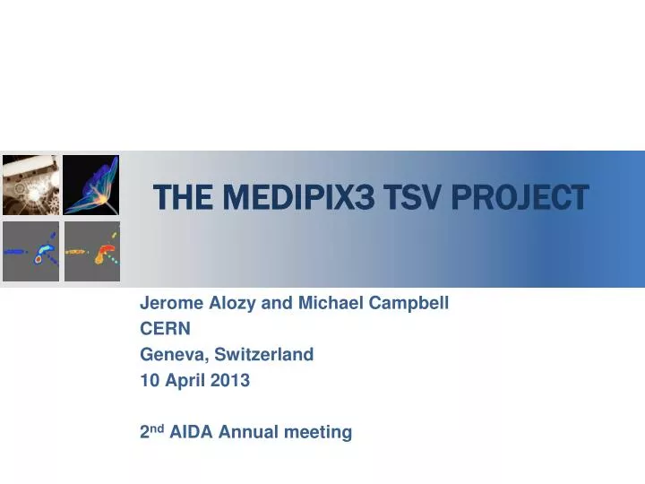the medipix3 tsv project
