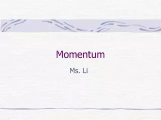 Momentum