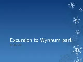 Excursion to Wynnum park