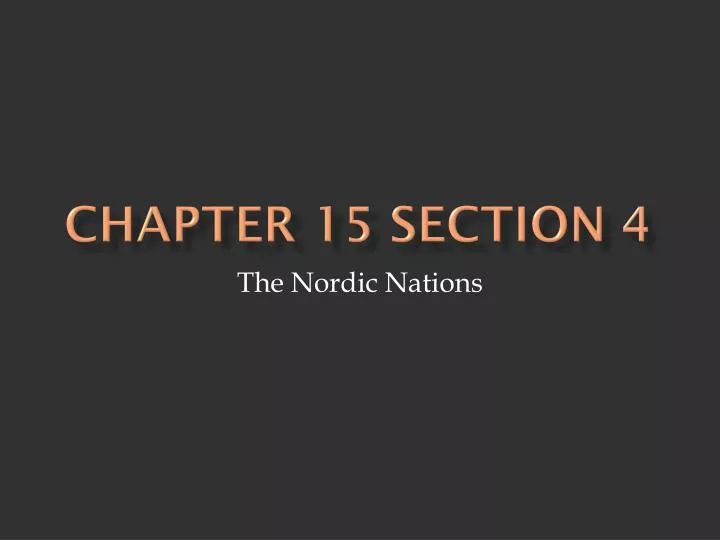 chapter 15 section 4