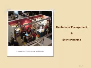 Conference Management &amp; Event Planning