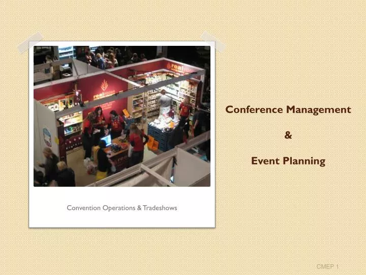 conference management event planning