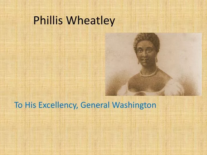 phillis wheatley