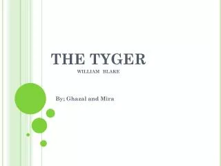 THE TYGER william blake