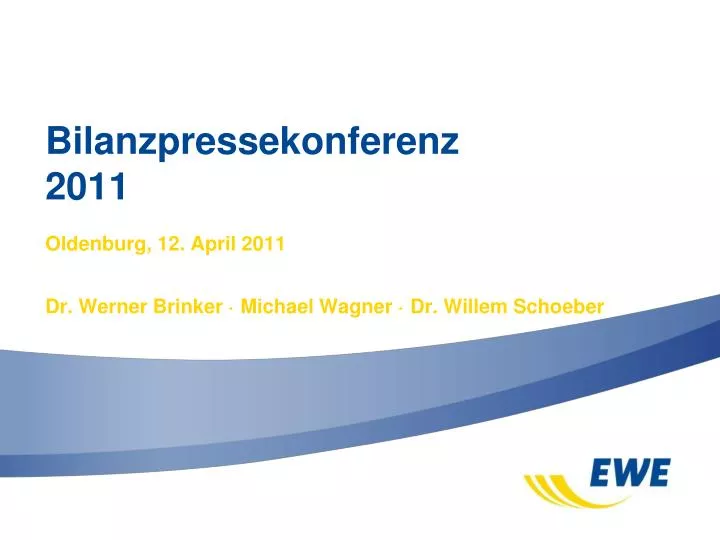 bilanzpressekonferenz 2011
