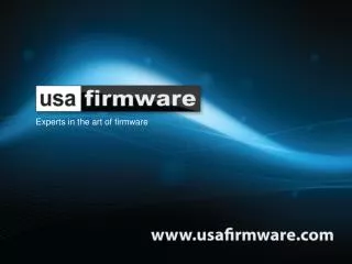 Experts in the art of firmware