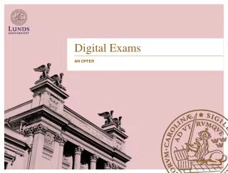 Digital Exams