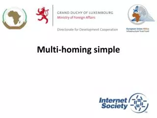 multi homing simple
