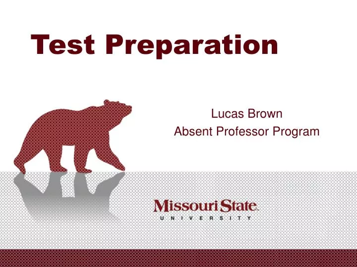 test preparation