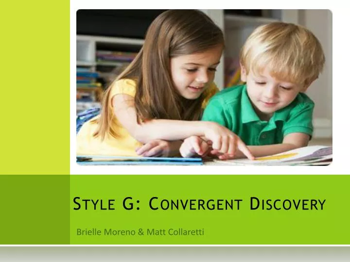 style g convergent discovery