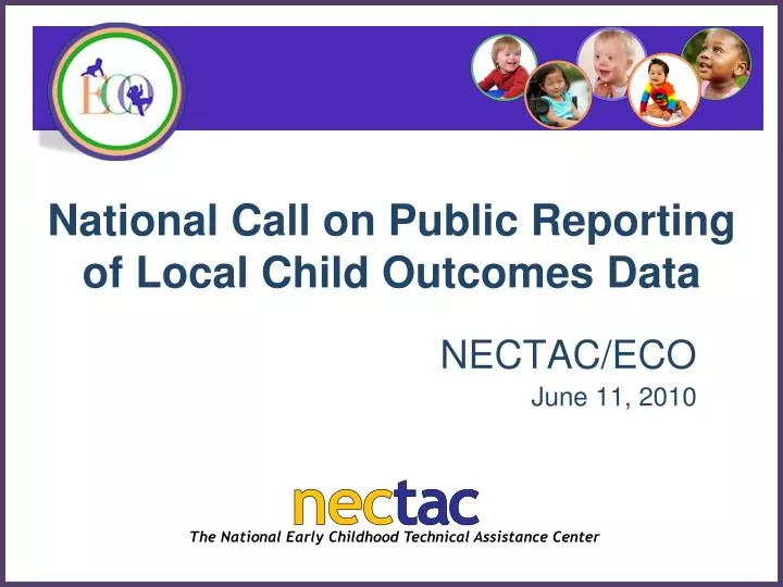 national call on public reporting of local child outcomes data