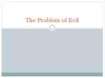 The Problem of Evil - slide 1