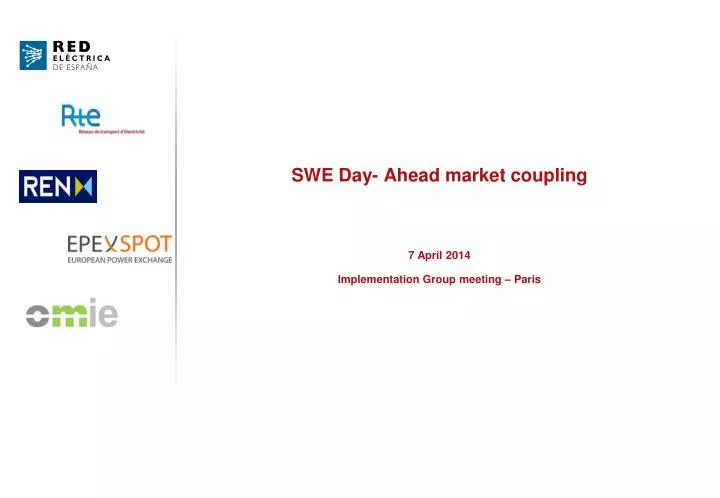 swe day ahead market coupling
