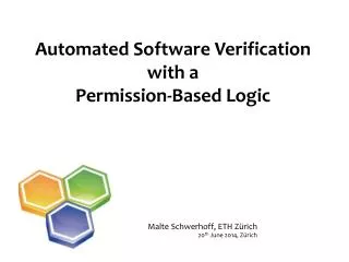 Automated Software Verification with a Permission-Based Logic