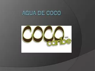 agua de coco