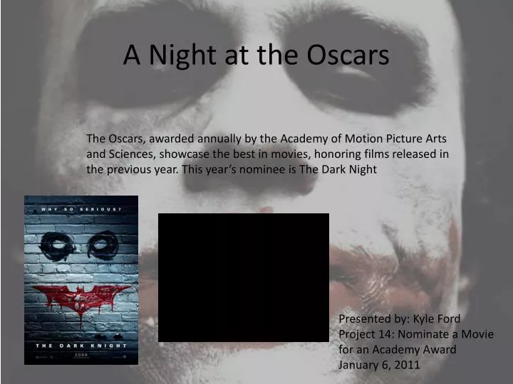 a night at the oscars