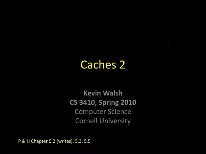 caches 2
