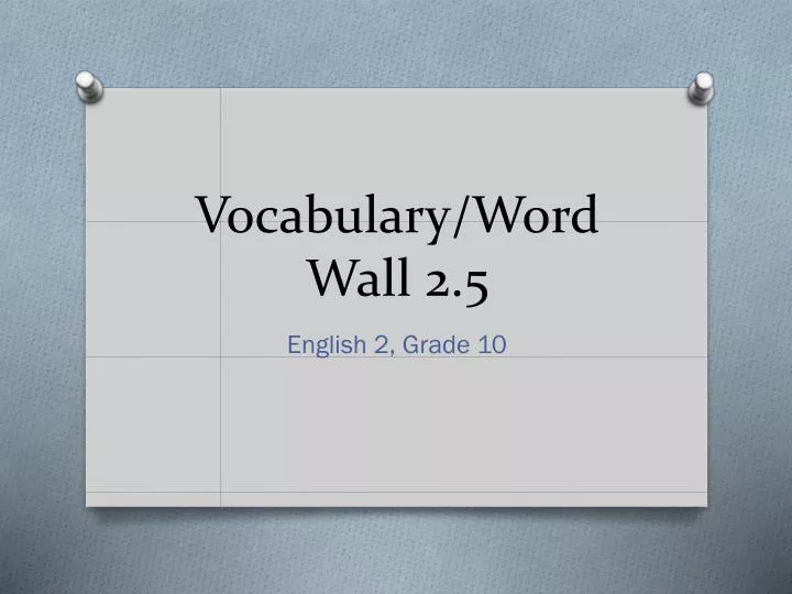 vocabulary word wall 2 5