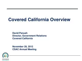 Covered California Overview