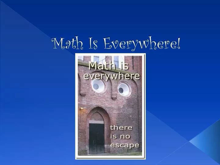 math is everywhere