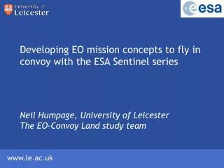 Developing EO mission concepts to fly in convoy with the ESA Sentinel series