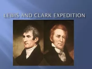 lewis and clark expedition