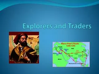explorers and traders