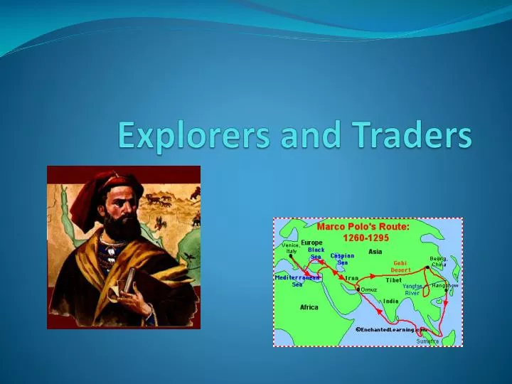 explorers and traders