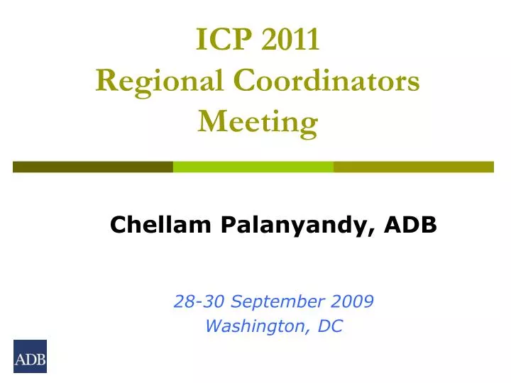 icp 2011 regional coordinators meeting
