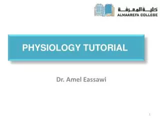Physiology Tutorial