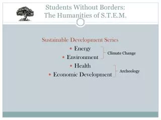 Students Without Borders: The Humanities of S.T.E.M.