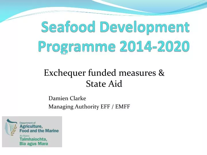 seafood development programme 2014 2020