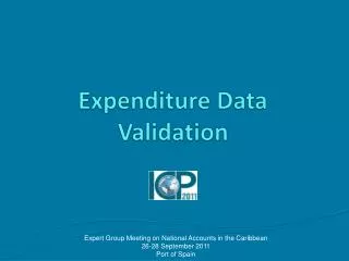 Expenditure Data Validation