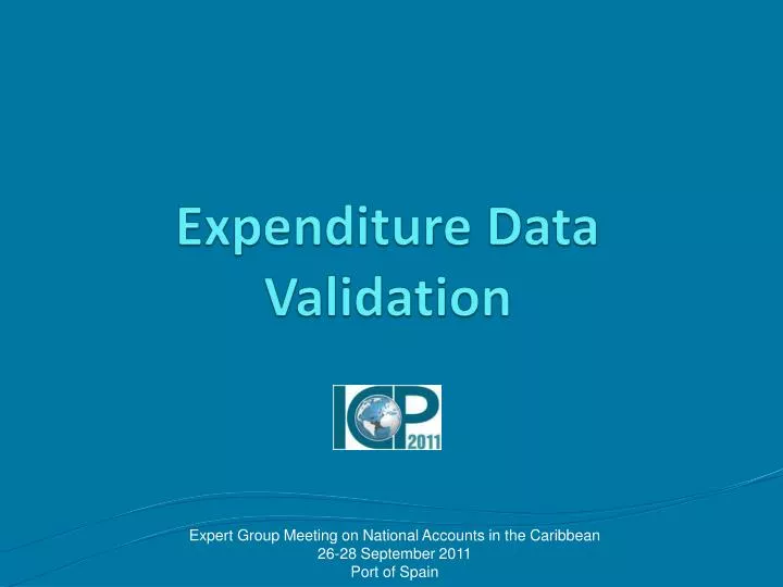 expenditure data validation