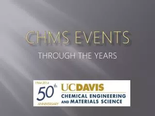 CHMS EVENTS