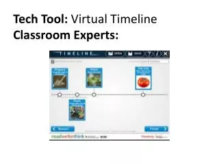 Tech Tool: Virtual Timeline Classroom Experts: