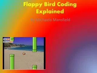 Flappy B ird Coding Explained