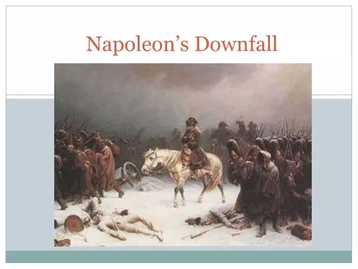 napoleon s downfall
