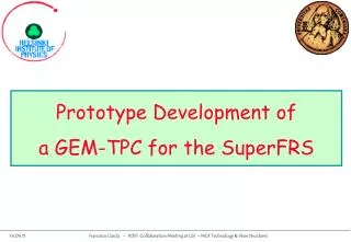 Prototype Development of a GEM-TPC for the SuperFRS