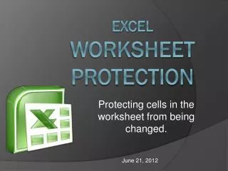 Excel WorkSheet Protection