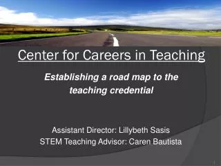 Center for Careers in Teaching