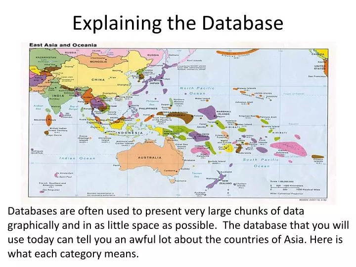 explaining the database