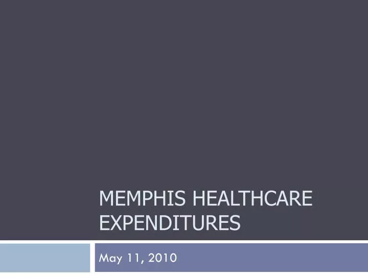 memphis healthcare expenditures