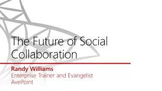 The Future of Social Collaboration
