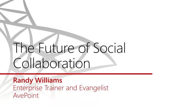 the future of social collaboration