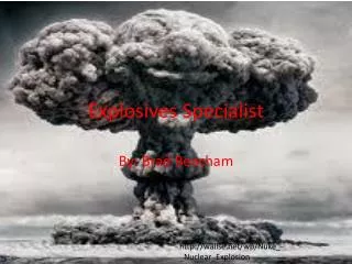 Explosives Specialist