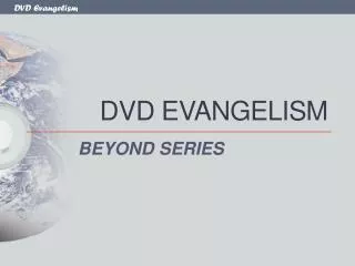 DVD EVANGELISM