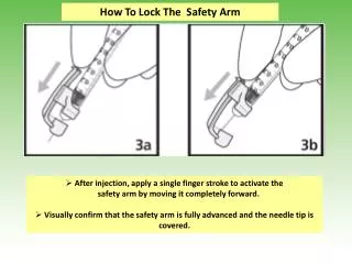 How To Lock The Safety Arm