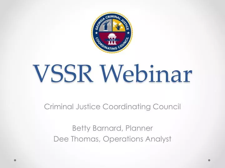 vssr webinar