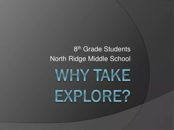 8 th grade students north ridge middle school